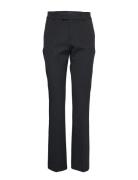 Maii Bottoms Trousers Straight Leg Black MbyM