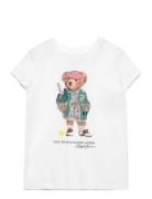 Polo Bear Cotton Jersey Tee Tops T-shirts Short-sleeved White Ralph La...