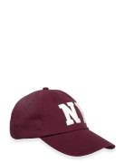 Ny Patch Twill Ball Cap Accessories Headwear Caps Burgundy Polo Ralph ...