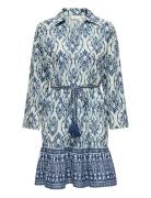 Jdyanna 7/8 Dress Wvn Noos Polvipituinen Mekko Blue JDY
