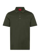 Dimerspoly Tops Polos Short-sleeved Green HUGO