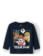 Nmmjoll Paw Nreg Ls Top Noos Cplg Tops T-shirts Long-sleeved T-shirts ...