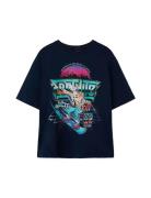 Nkmjavali Fortnite Nreg Ss Top Box Bfu Tops T-shirts Short-sleeved Nav...