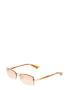 Le Sustain - Enigmatic Neliönmuotoiset Aurinkolasit Gold Le Specs