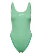 Piece Logo Uimapuku Uima-asut Green Tommy Hilfiger