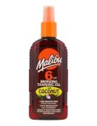 Malibu 200Ml Spf 6 Bronzing Tanning Oil Coconut Aurinkorasva Vartalo N...