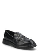 Biagil Penny Loafer Coin Polido Loaferit Matalat Kengät Black Bianco