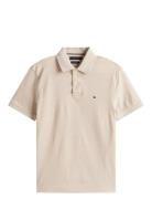 Mercerised Two T Reg Polo Tops Polos Short-sleeved Beige Tommy Hilfige...
