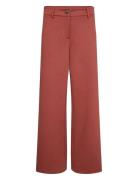 Sc-Daniela Bottoms Trousers Wide Leg Red Soyaconcept