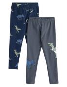 Leggings 2 Pack Trucks Bottoms Leggings Navy Lindex