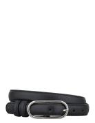 Grain Nola Leather Belt Vyö Black Becksöndergaard