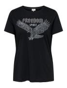 Carcruz Life Ss O-Neck Reg Tee Jrs Tops T-shirts & Tops Short-sleeved ...