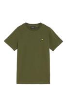 Plain T-Shirt Tops T-shirts Short-sleeved Green Lyle & Scott