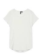 Vmbella Ss Top Wvn Noos Tops T-shirts & Tops Short-sleeved White Vero ...