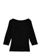 Vmpanda Modal 3/4 Top Jrs Noos Tops T-shirts & Tops Short-sleeved Blac...