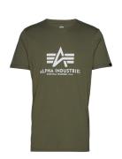 Basic T-Shirt Bl Designers T-shirts Short-sleeved Khaki Green Alpha In...