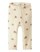 Nbflavo Eki Slim Leggings Lil Bottoms Leggings Cream Lil'Atelier