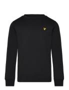 Plain Ls T-Shirt Tops Sweat-shirts & Hoodies Sweat-shirts Black Lyle &...