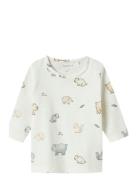 Nbnluma Ls Top Tops T-shirts Long-sleeved T-shirts White Name It