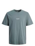 Jjesoho Tee Ss Crew Neck Noos Tops T-shirts Short-sleeved Blue Jack & ...
