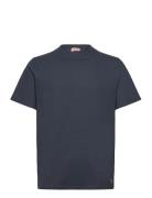 Basic T-Shirt Héritage Tops T-shirts Short-sleeved Navy Armor Lux