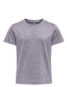 Onpcore On Ss Reg Tee Girls Tops T-shirts Short-sleeved Purple Only Pl...