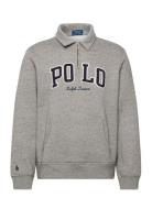 Logo Fleece Collared Sweatshirt Tops Sweat-shirts & Hoodies Sweat-shir...