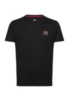 Camo Logo Puff Print Back Print T Tops T-shirts Short-sleeved Black Al...