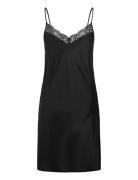 Nightdress No Sleeve Yöpaita Black Damella Of Sweden