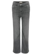 Kogmadison Blush Wide Gd Dnm Noos Bottoms Jeans Wide Grey Kids Only