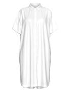 Slfblair 2/4 Short Shirt Dress Noos Lyhyt Mekko White Selected
