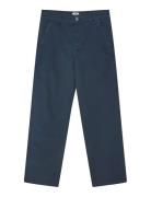 Light Twill Payno P Pants Bottoms Trousers Navy Mads Nørgaard
