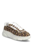 Cph56 Leather Mix Leo/White Matalavartiset Sneakerit Tennarit Brown Co...