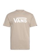 Mn Vans Classic Sport T-shirts Short-sleeved Beige VANS