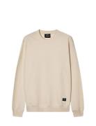 Light Terry Asker Sweat Tops Sweat-shirts & Hoodies Sweat-shirts Cream...