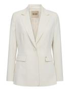 Mmleonora Miley Blazer Blazers Single Breasted Blazers White MOS MOSH
