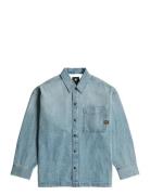 Boxy Fit Overshirt Tops Overshirts Blue G-Star RAW
