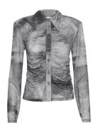 Gzdeona P Shirt Tops Shirts Long-sleeved Grey Gestuz