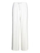 Drawstring Wide Trousers Bottoms Trousers Wide Leg White Gina Tricot