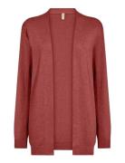 Sc-Dollie Tops Knitwear Cardigans Burgundy Soyaconcept