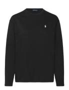 Cotton Jersey Long-Sleeve Tee Tops T-shirts & Tops Long-sleeved Black ...