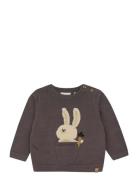 Pullover Knit Tops Knitwear Pullovers Purple Minymo