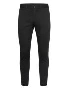 Prato Cropped Tapered Chino Trousers Bottoms Trousers Chinos Black Man...