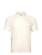 Match Actibreeze Polo-Shirt Tops Polos Short-sleeved Cream Asics