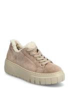 Sneaker, Warmlined Matalavartiset Sneakerit Tennarit Beige Gabor