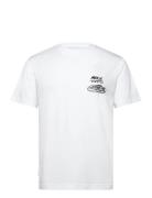 Blessed T-Shirt Tops T-shirts Short-sleeved White Makia