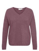 Carmargareta Ls Pullover Knt Noos Tops Knitwear Jumpers Pink ONLY Carm...