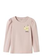 Nmfjyra Pokemon Ls Top Sky Tops T-shirts Long-sleeved T-shirts Pink Na...