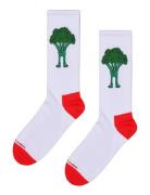 Broccoli Sneaker Sock Lingerie Socks Regular Socks White Happy Socks