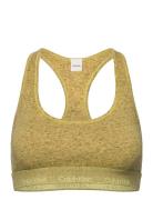 Unlined Bralette Lingerie Bras & Tops Soft Bras Bralette Green Calvin ...